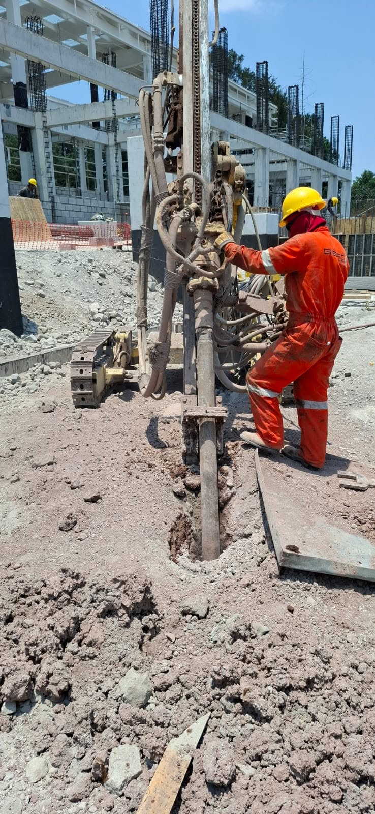 Perforación para micropilotes ISCHEBECK TITAN ejecutada por GISAC